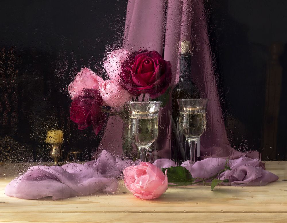 Натюрморт с розами