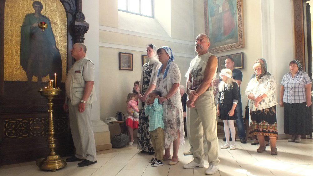 Литургия в Успенском