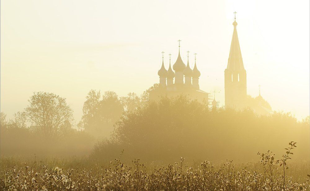 В золотом убранстве рассвета