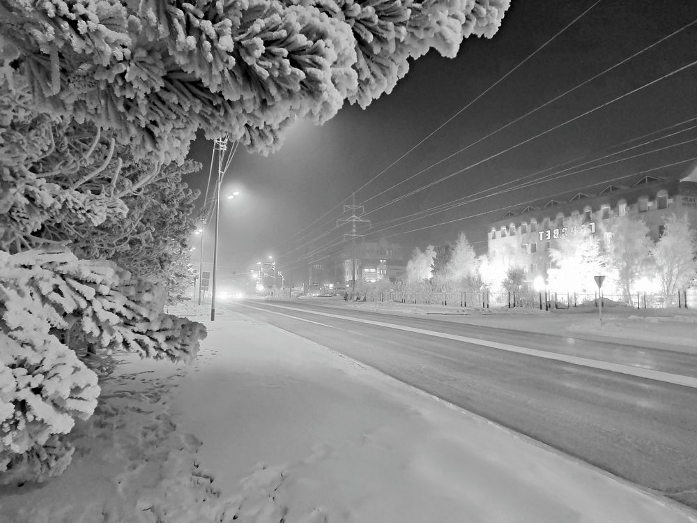 Морозная зима