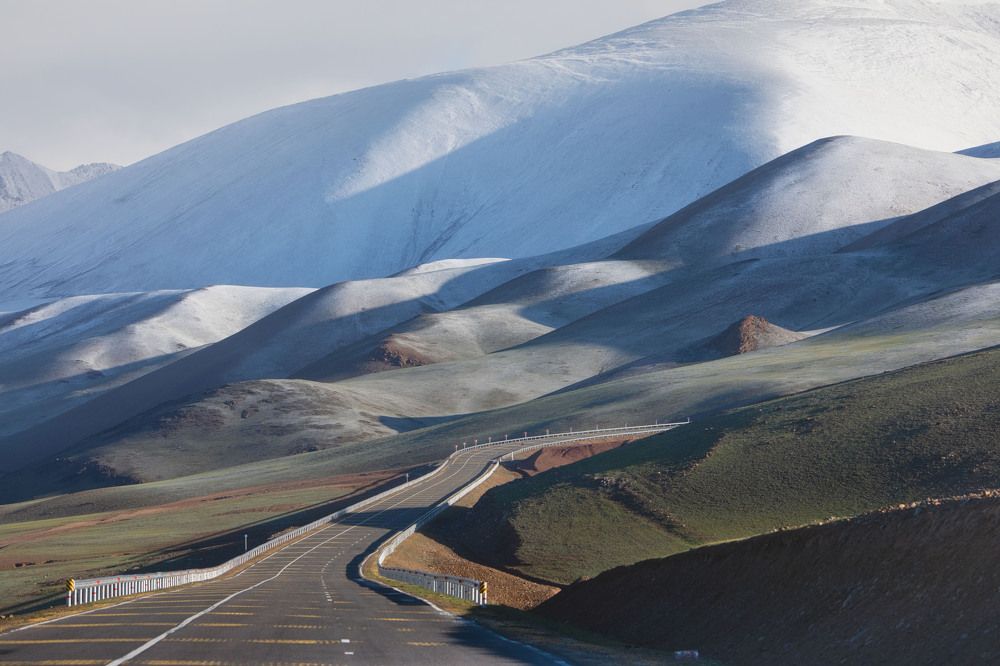 Монголия. Июньский снег.