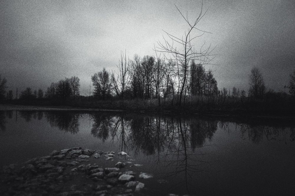 Пасмурный день.