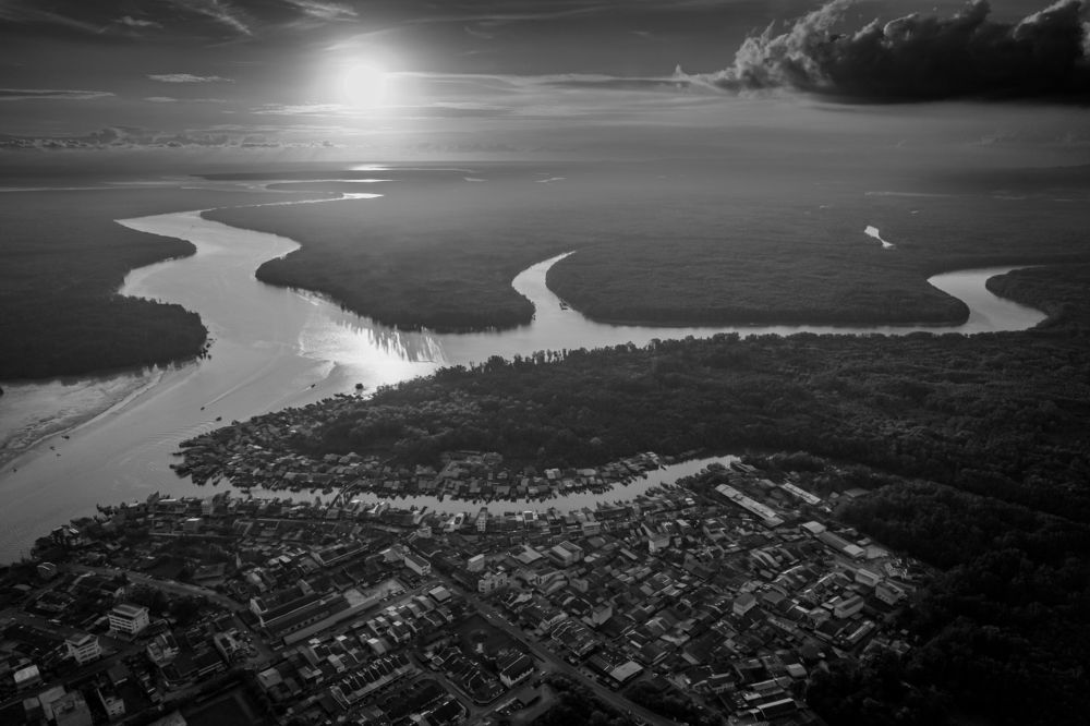 The Beauty of the Sunset View of Kuala Sepetang, Taiping, Perak