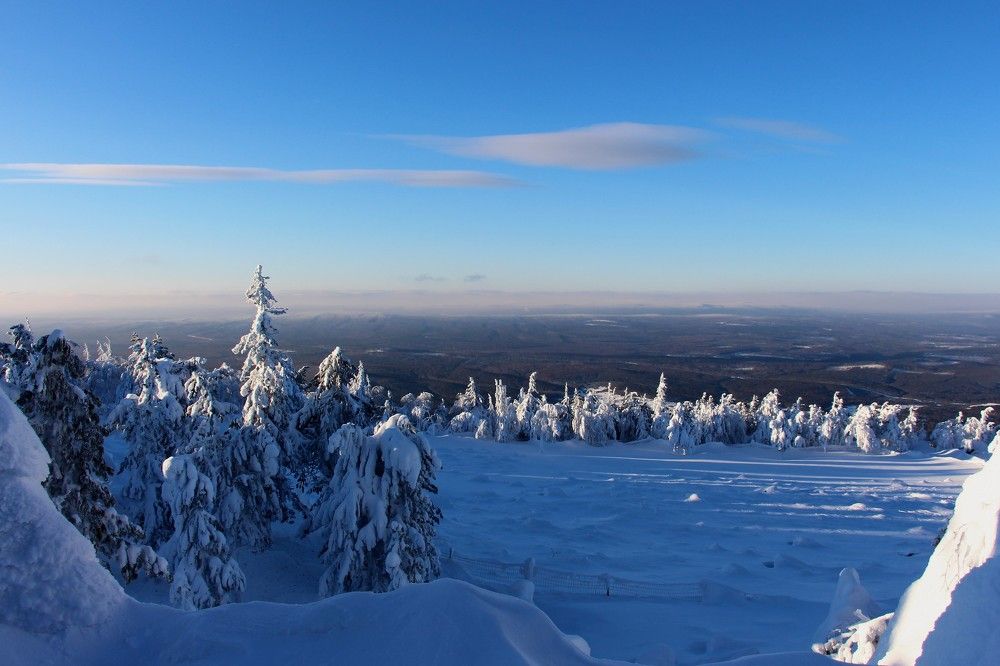 В горах Урала.