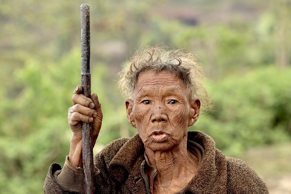 Old man from Nagaland