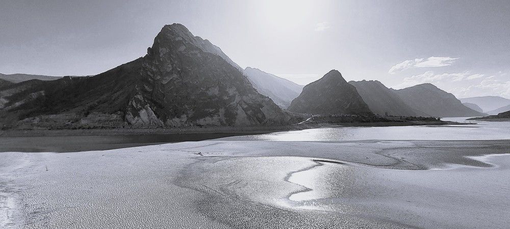 Ирганайское водохранилище в мае