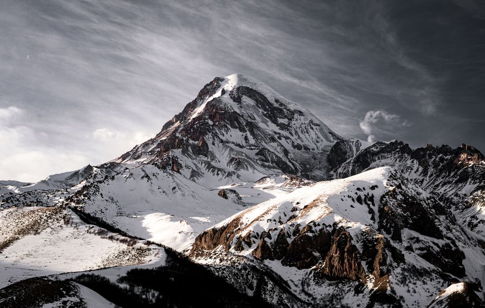 Зимний Казбек