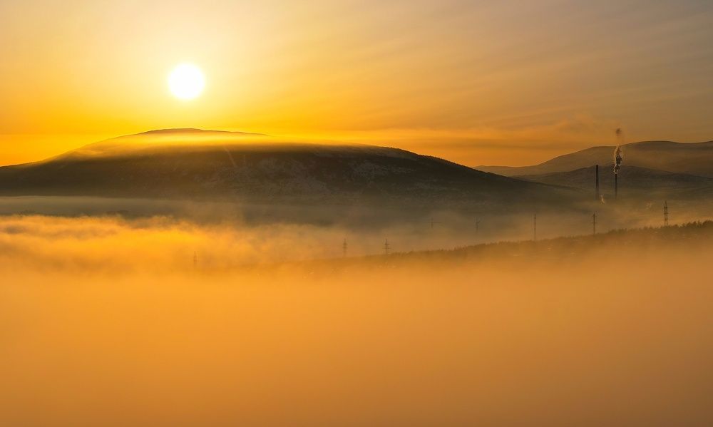 Оранжевый туман