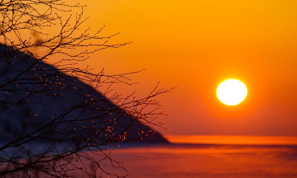 Оранжевый закат