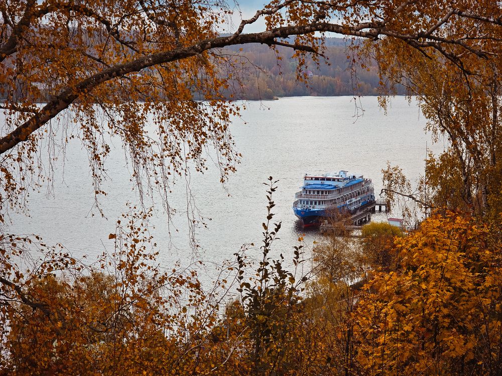 Осень на берегах Волги