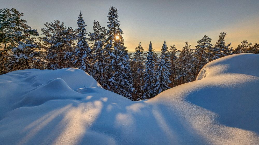 Перед закатом.