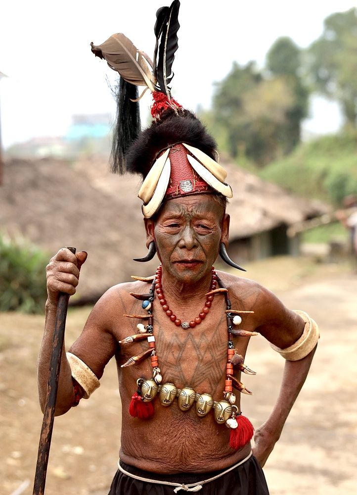 Old man from Nagaland (India)