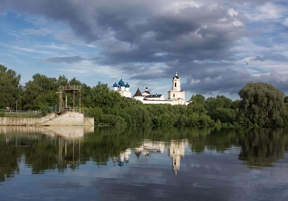 Тихий вечер у плотины