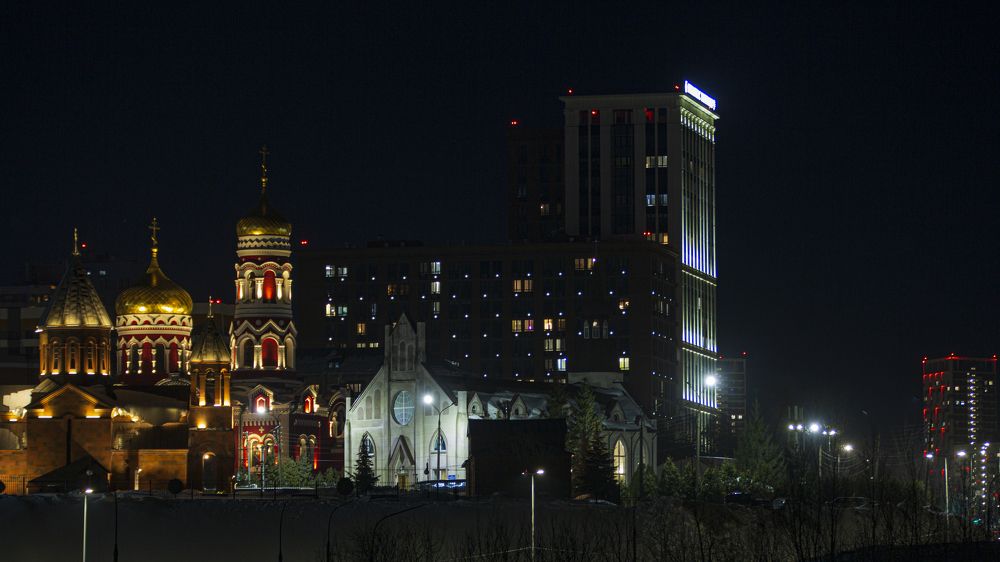 Ночной Нижний новгород