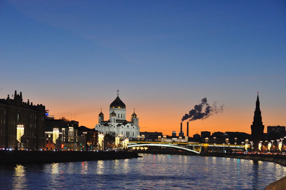 Закат над Москва-рекой