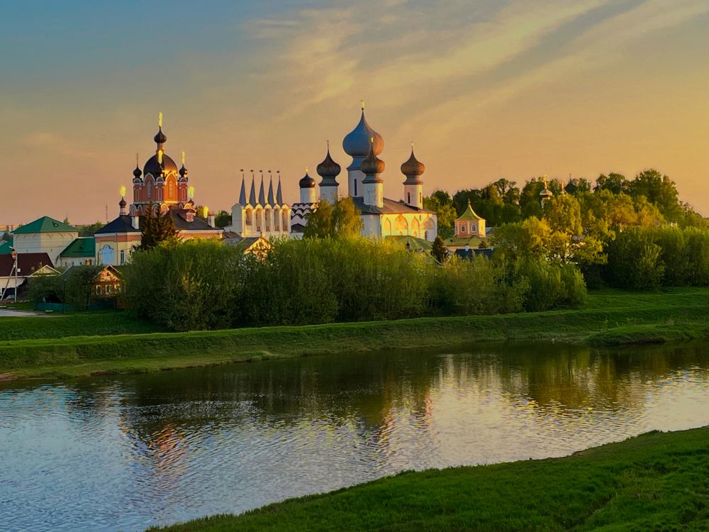 В лучах заката