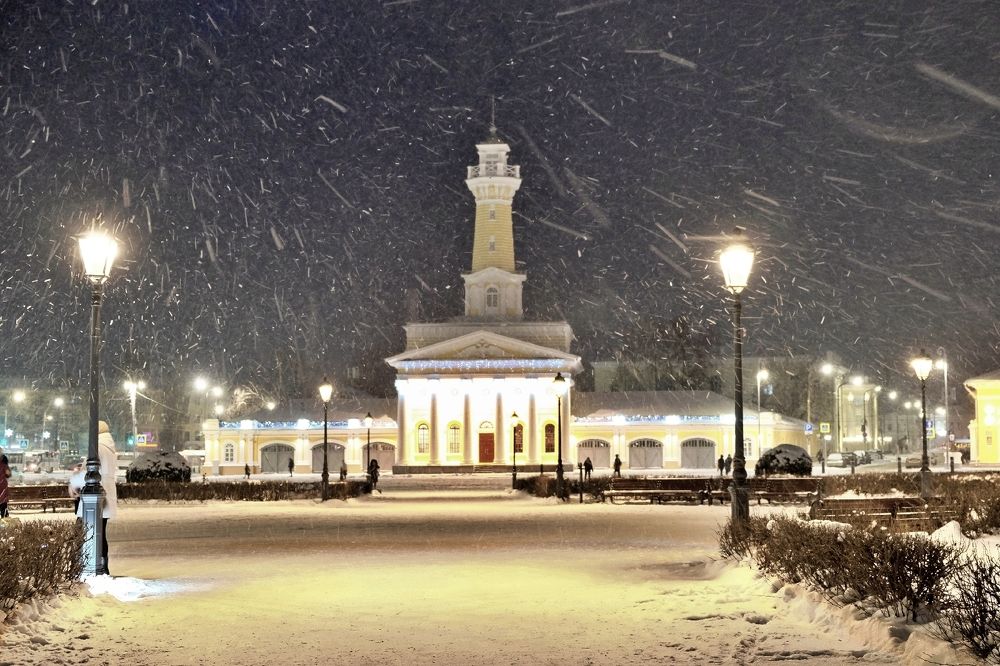 Пурга в Костроме