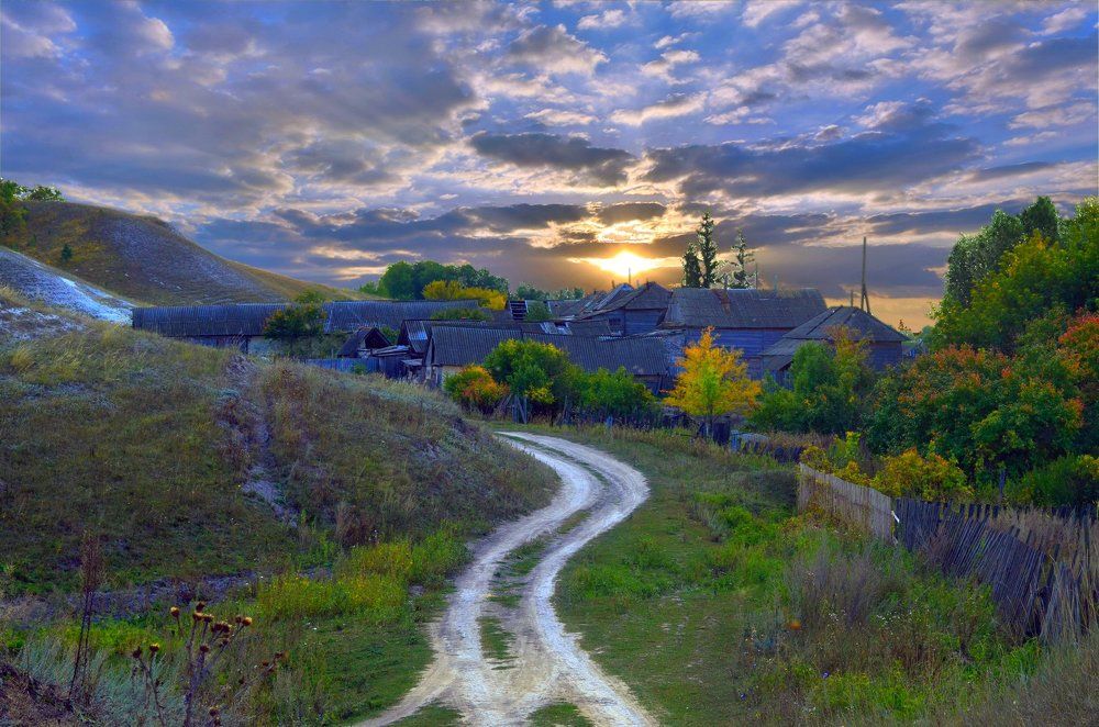 Деревенька моя.