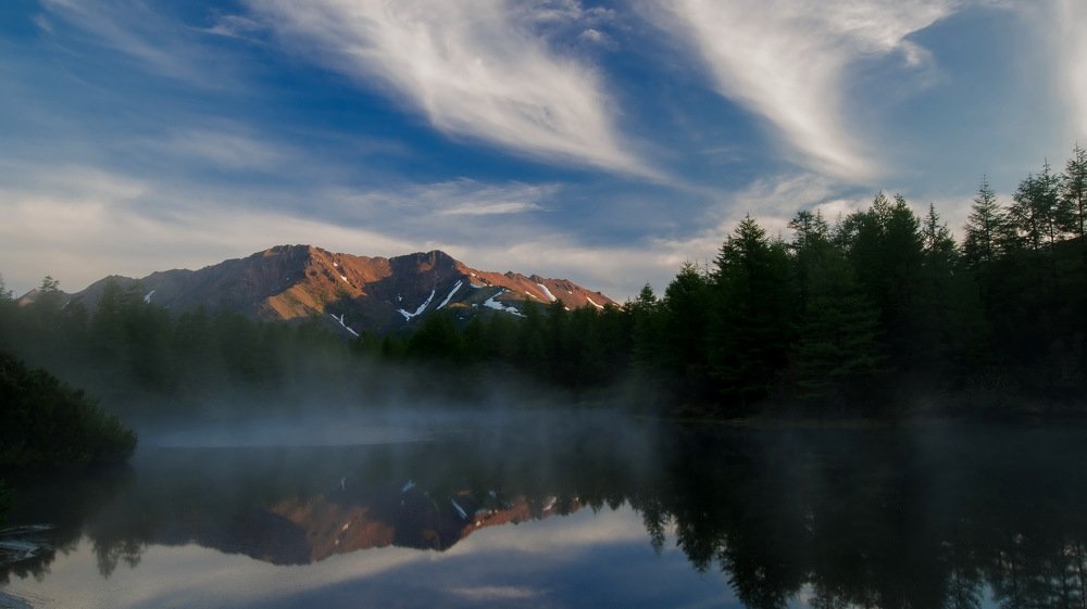 Утро на озере