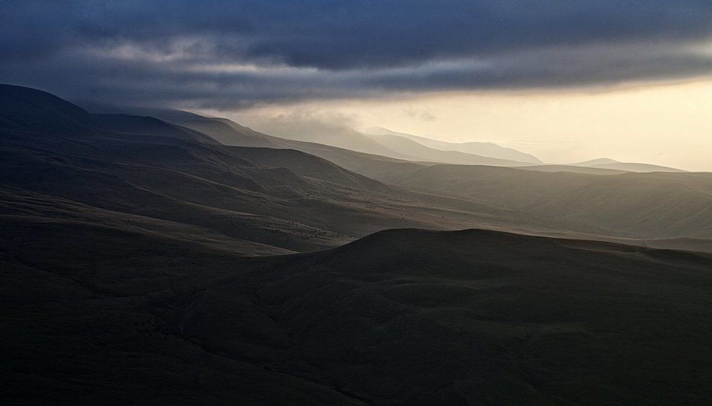 Закат на Приэльбрусье