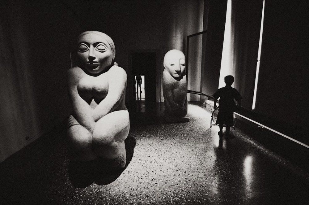 Robert at the exhibition