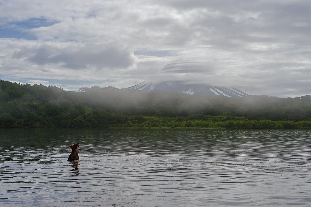 Утро Курильского озера