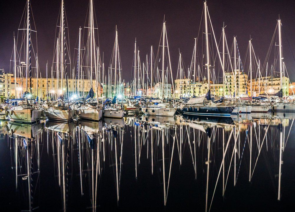 Там яхты спят на якорях... Из серии "СИЦИЛИЯ"