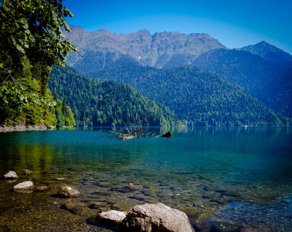 Утро в горах.