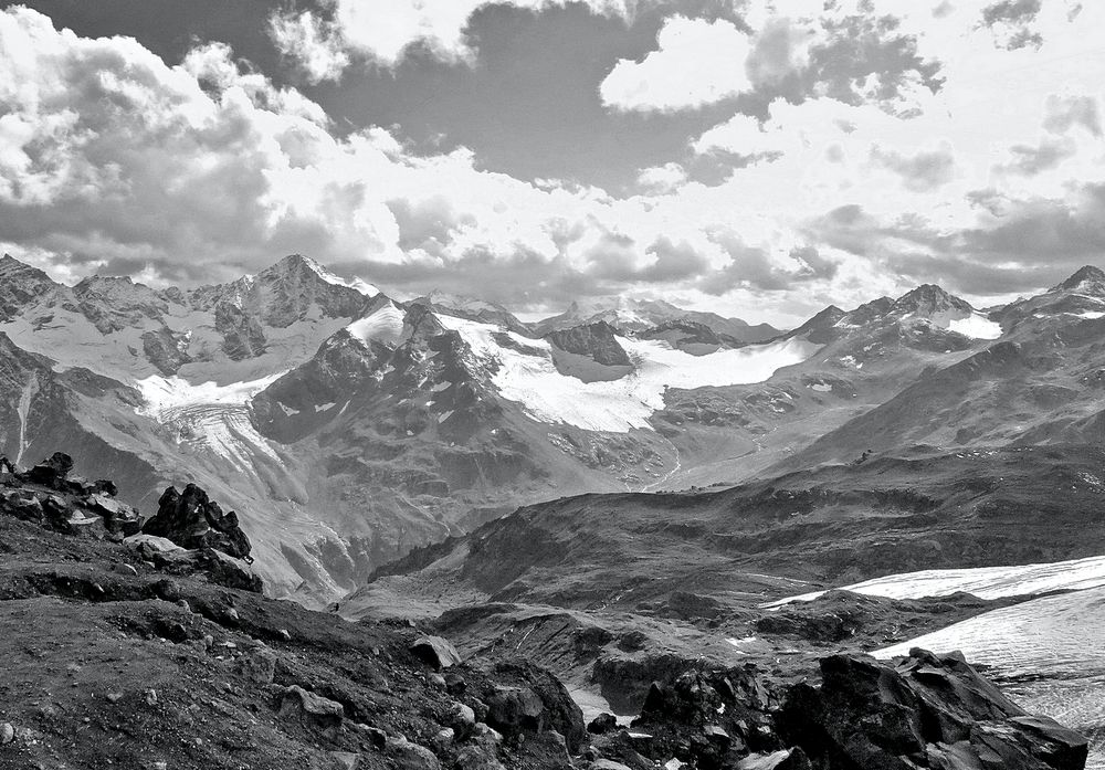 Вид с Эльбруса