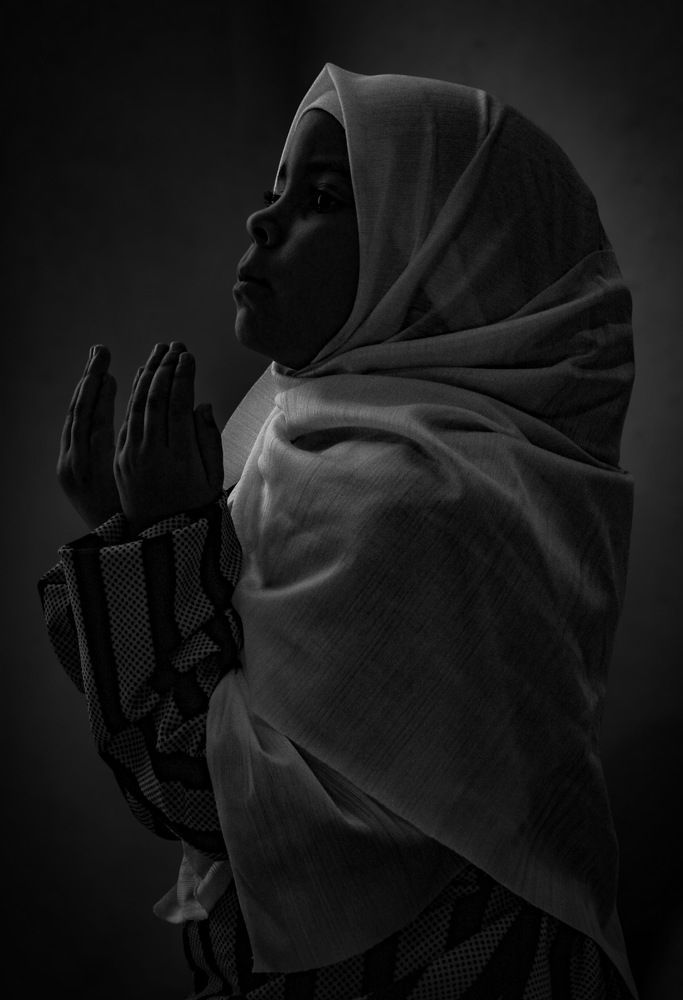 Black and white