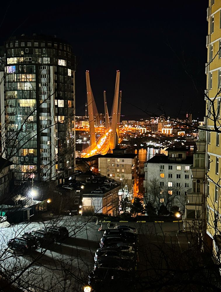 Ночной Владивосток.