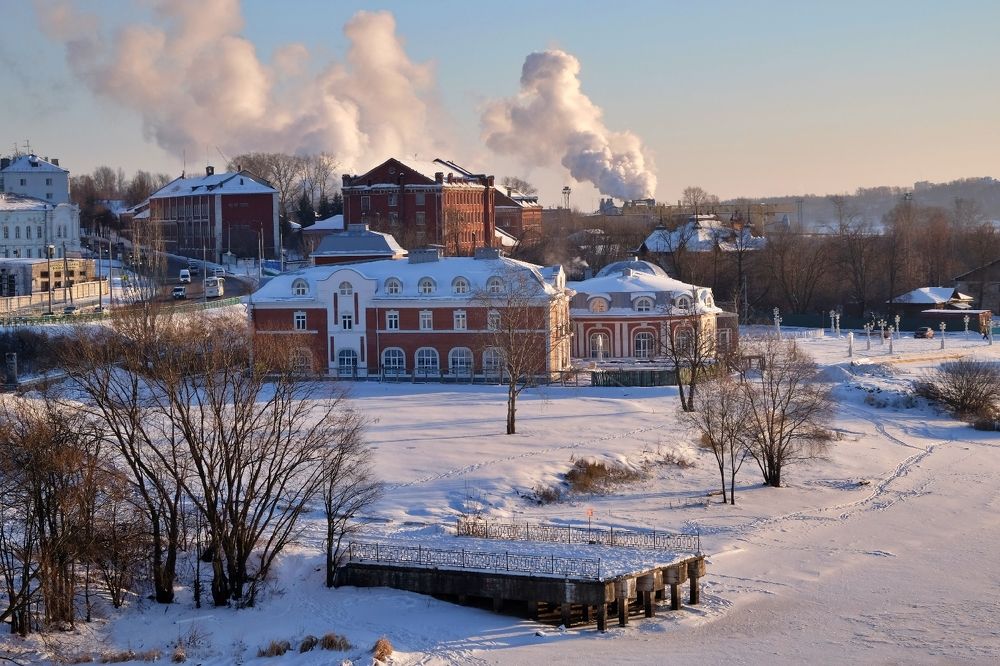 Морозный день