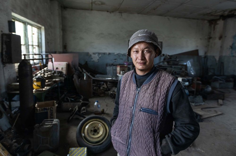 В мастерской