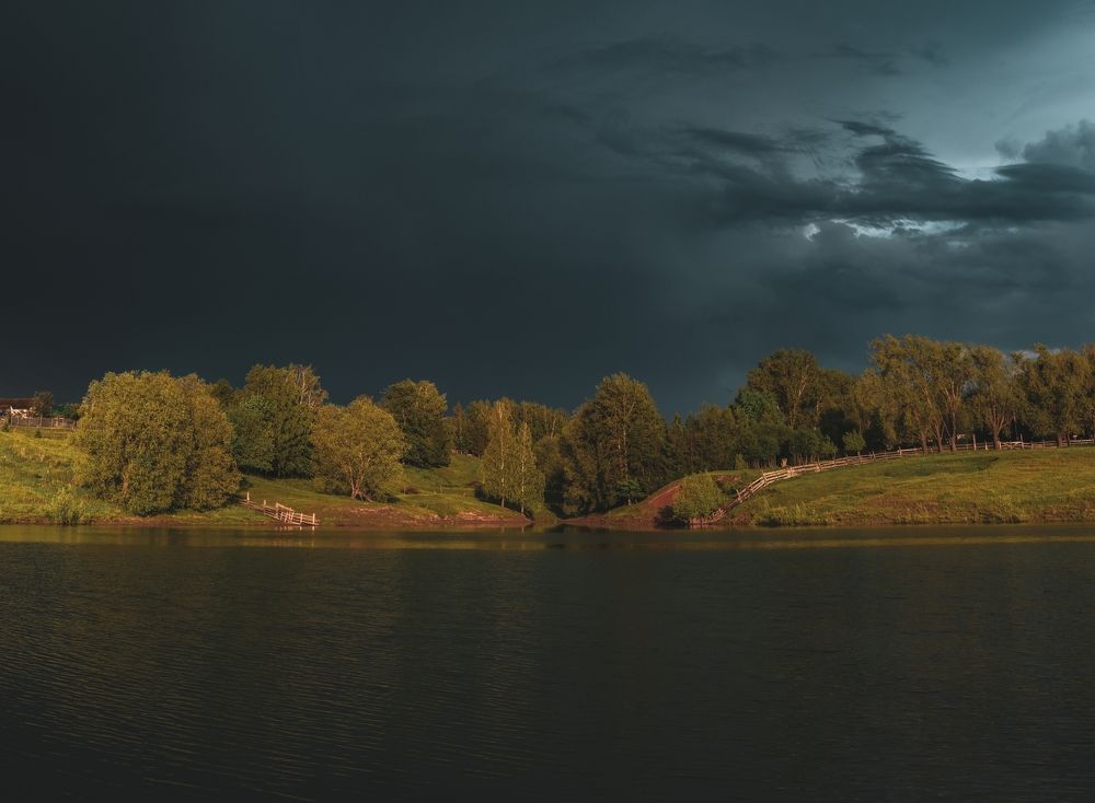 Послегрозовой летний вечер