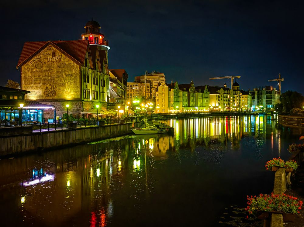 Evening walks in Kaliningrad