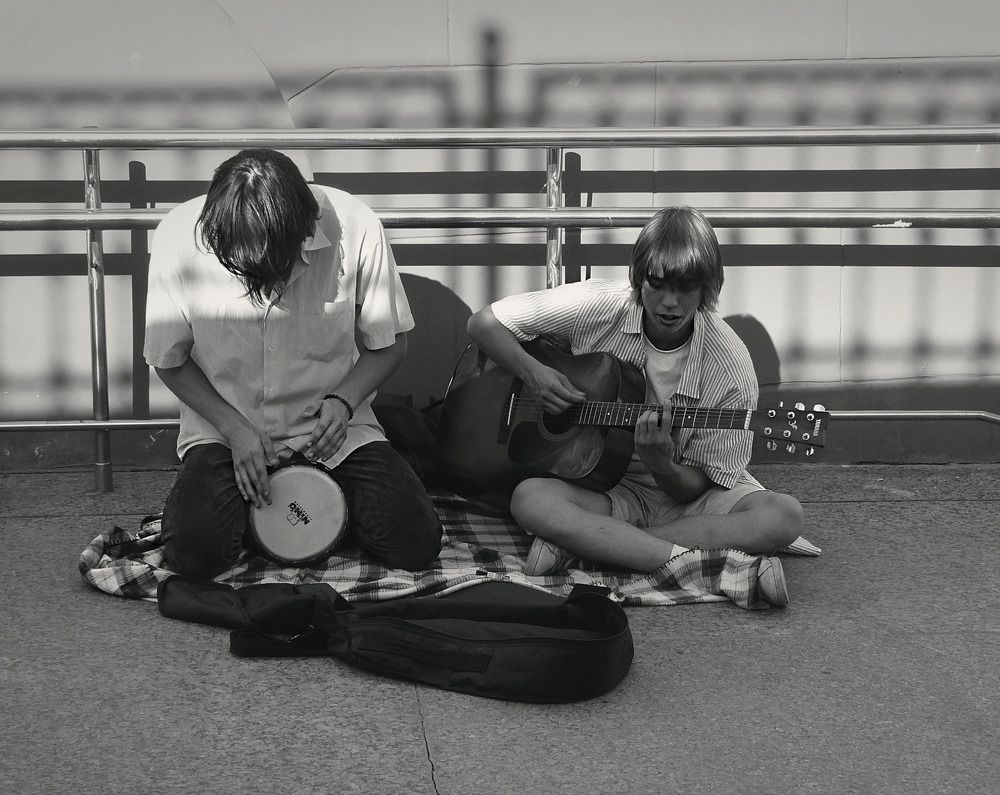 Уличные музыканты