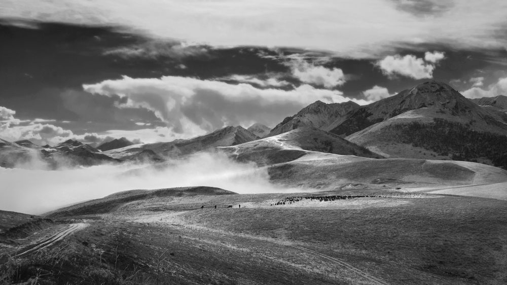 Зима в горах