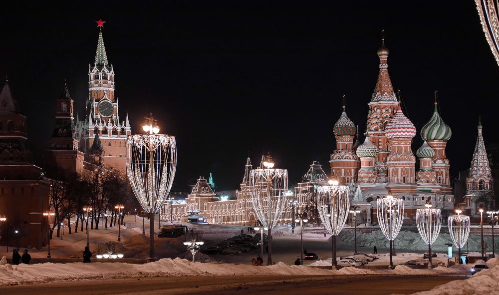 Москва новогодняя.