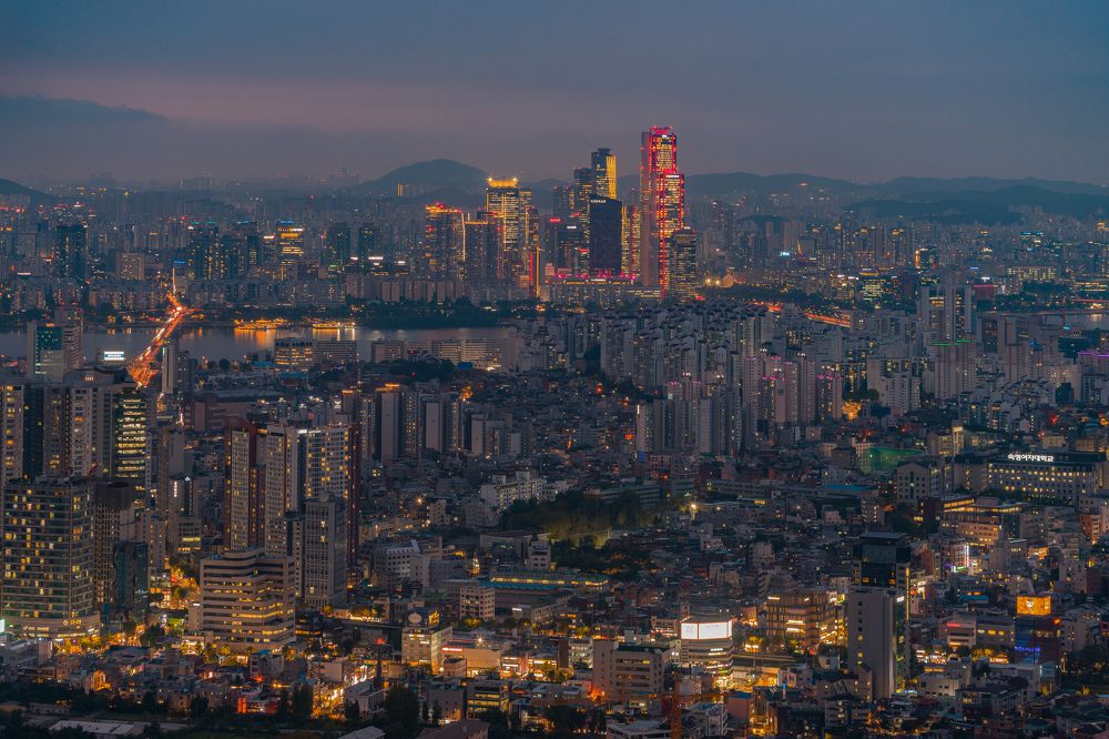 Пасмурный Сеул