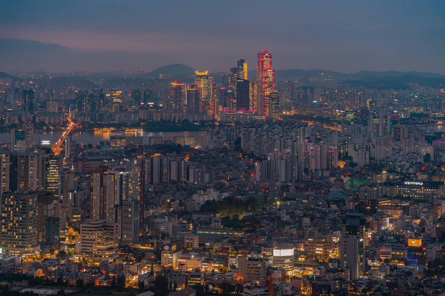 Пасмурный Сеул