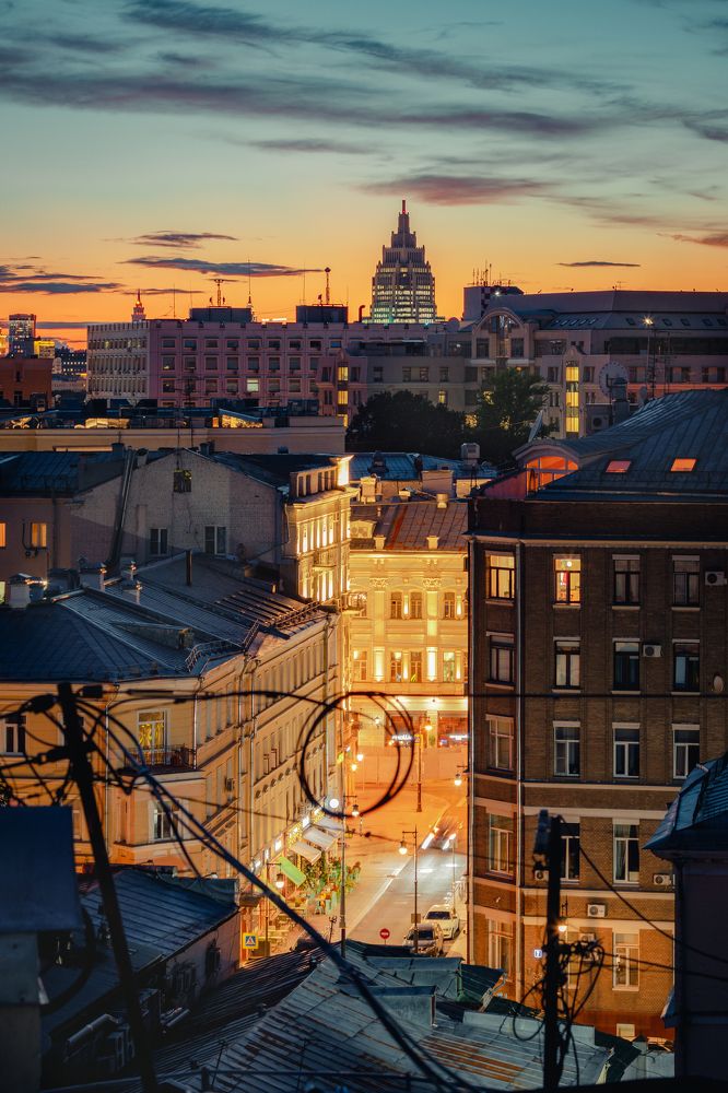 Летний вечер в Москве