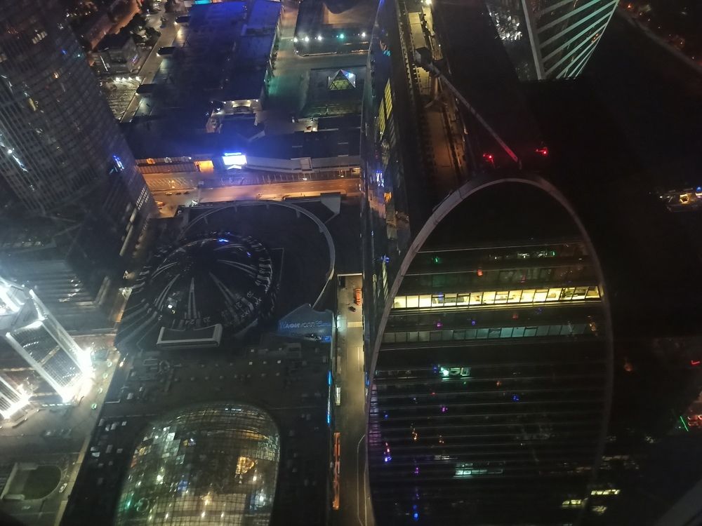 Ночная Москва-Сити