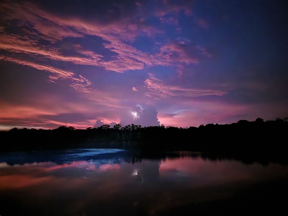 Night thunderstorm