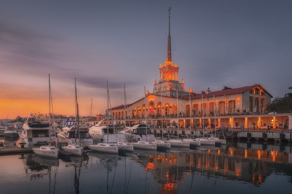 Морской порт в Сочи