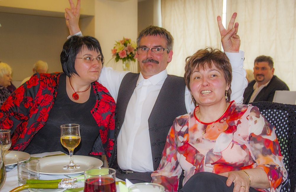 Brothers at the wedding