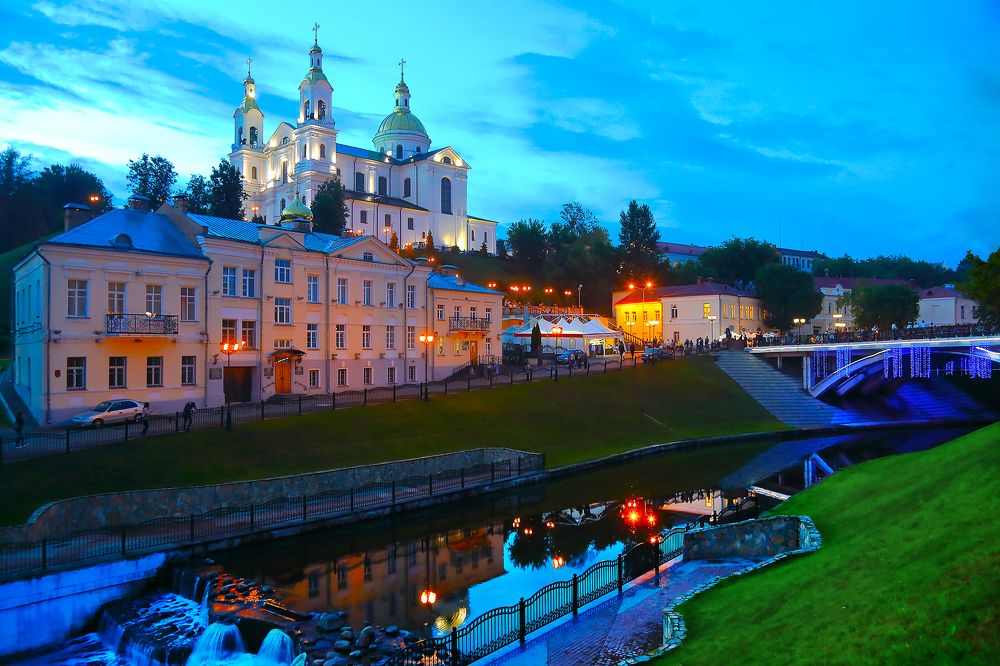 Ночной Витебск.