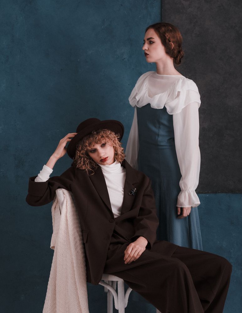 Inspired by Modigliani's paintings