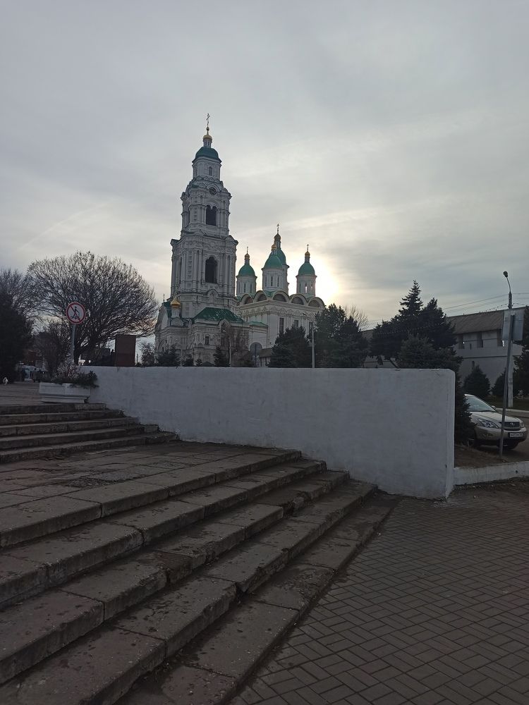 Город Астрахань январь 2025г.