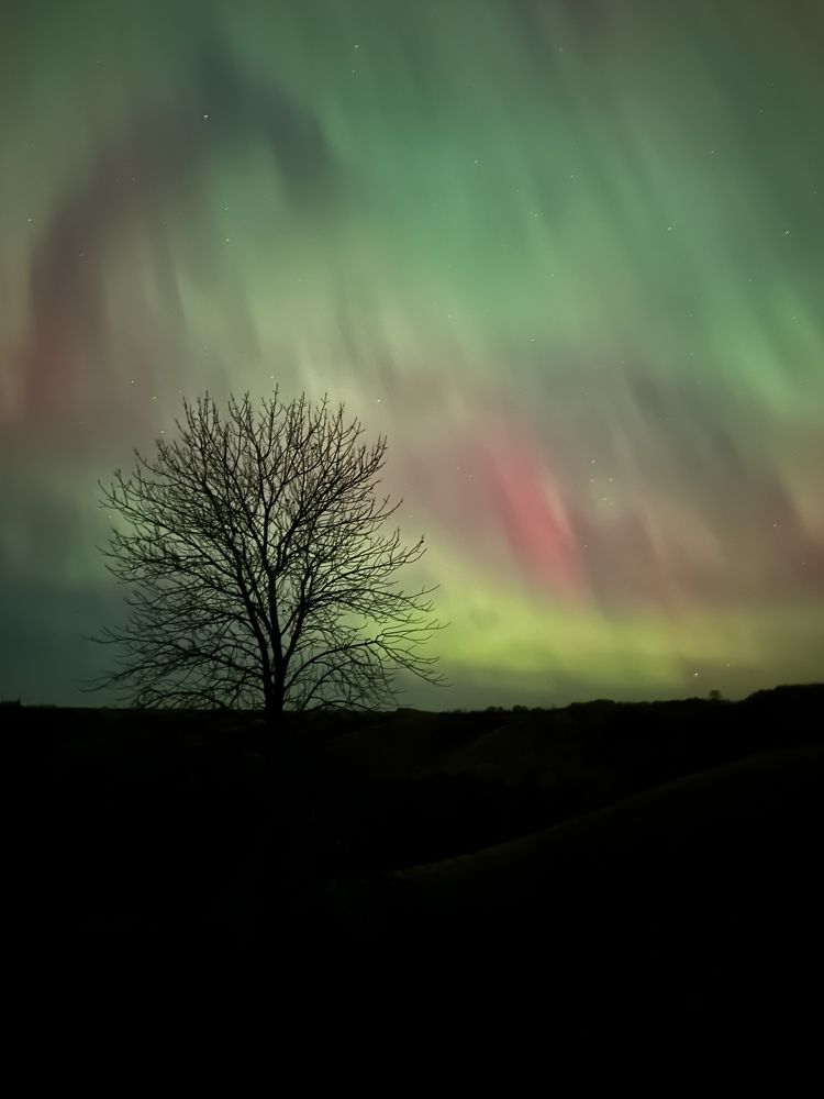 Aurora borealis.