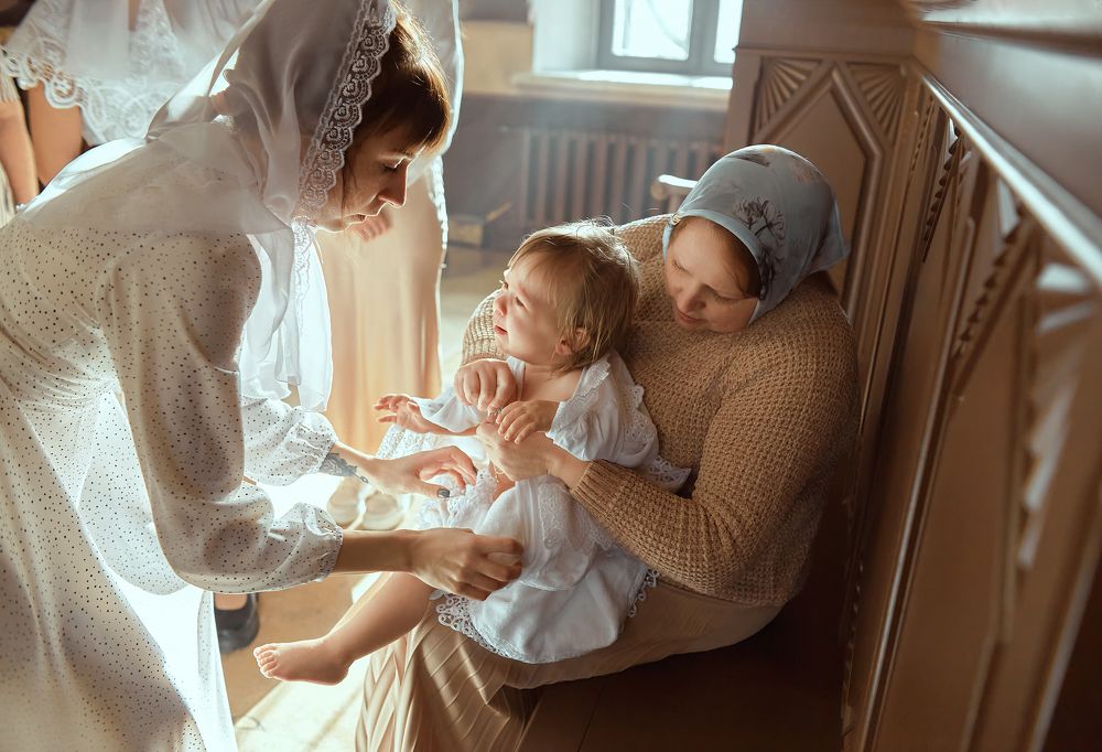 Облачение в ризу.